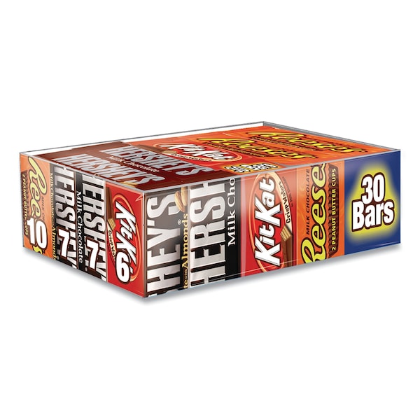Hersheys Full Size Chocolate Candy Bar Variety Pack, Assorted 1.5 oz